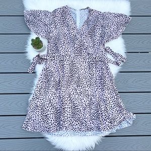 Cheetah Ruffle Dress